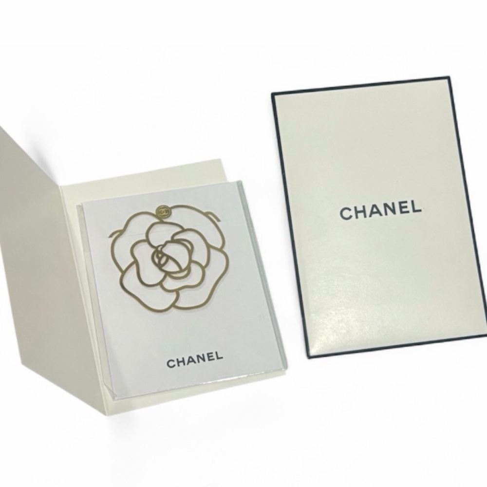 Chanel Gold Camellia Bookmark